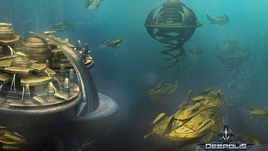 скриншот Deepolis - браузерная подводная онлайн игра жанра mmorpg