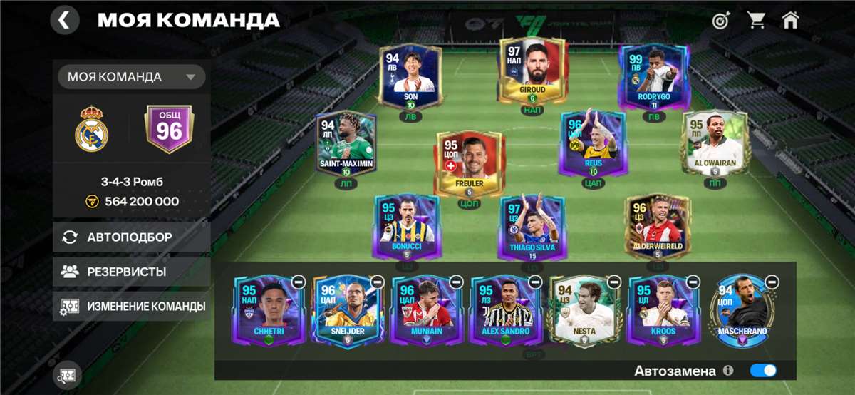 продажа аккаунта к игре Fifa mobile