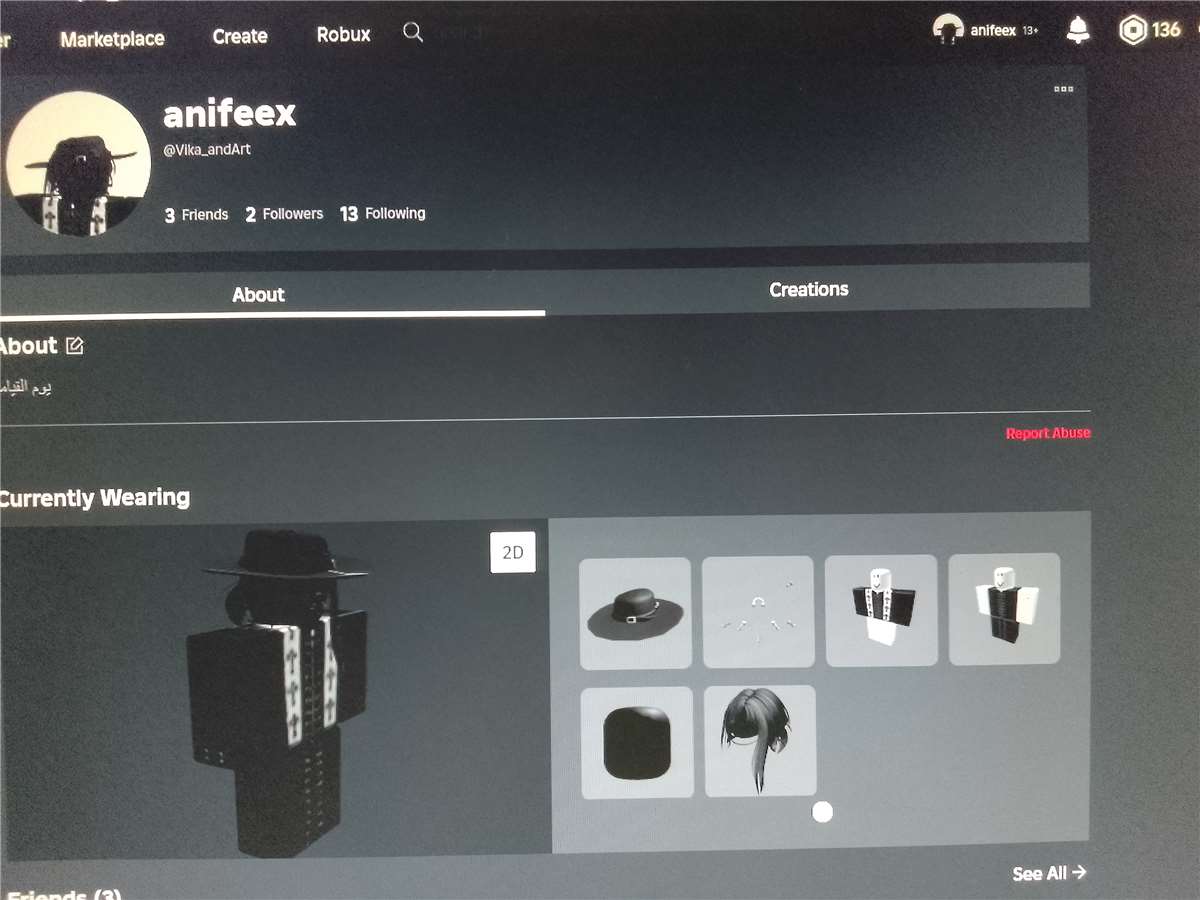 продажа аккаунта к игре Roblox