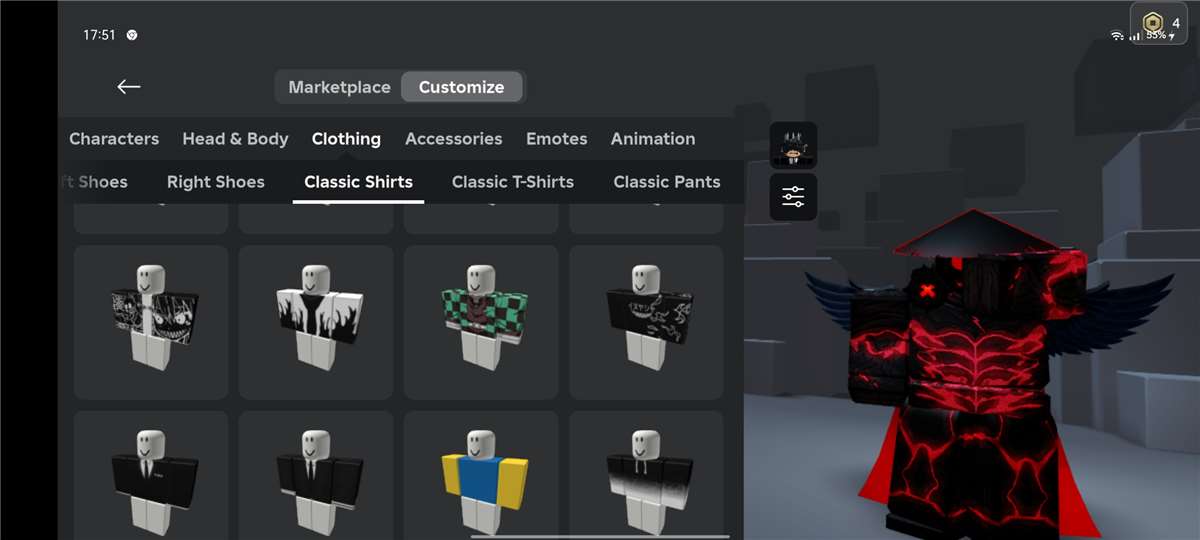 продажа аккаунта к игре Roblox