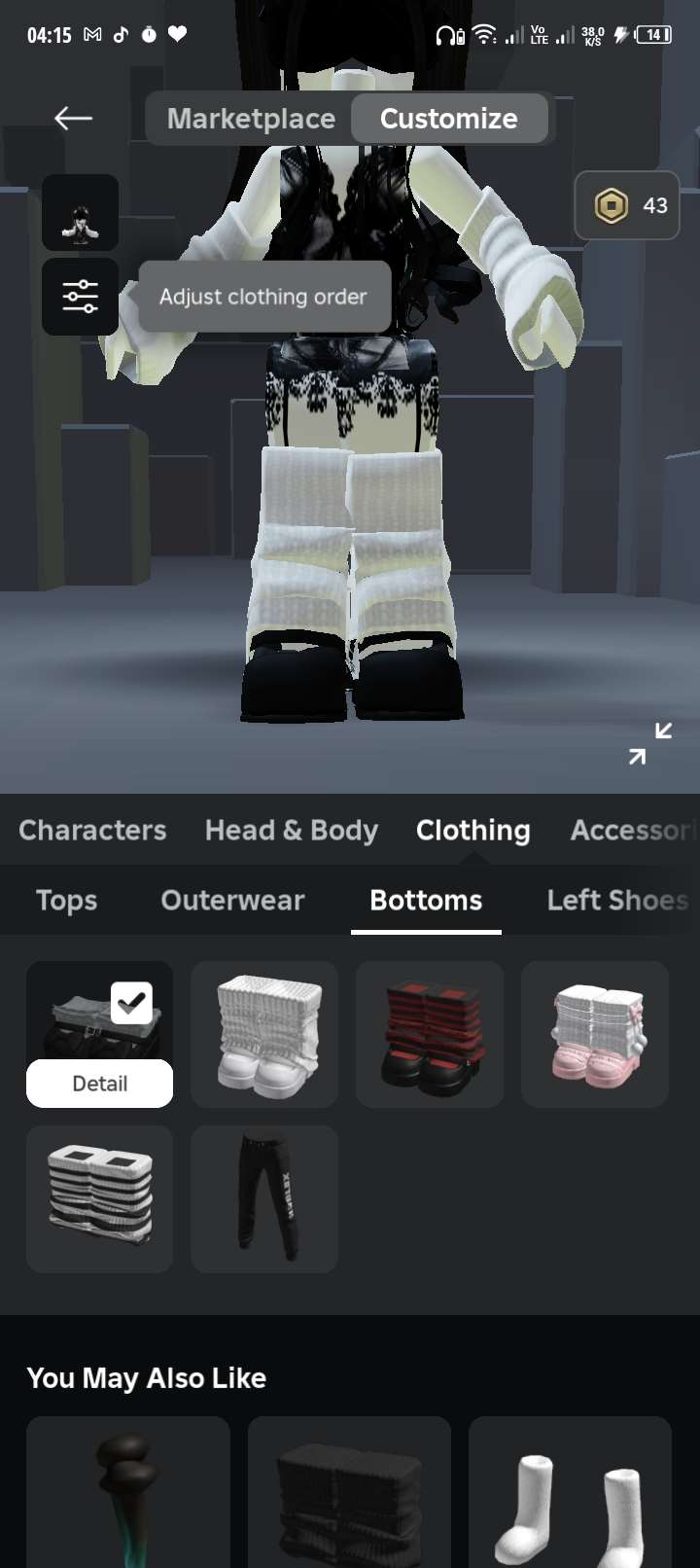 продажа аккаунта к игре Roblox