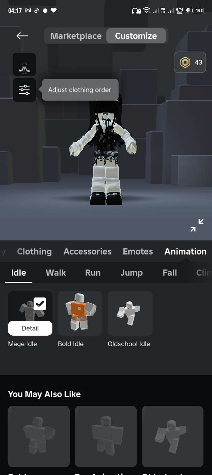 продажа аккаунта к игре Roblox