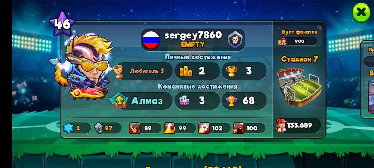 продажа аккаунта к игре Headball 2