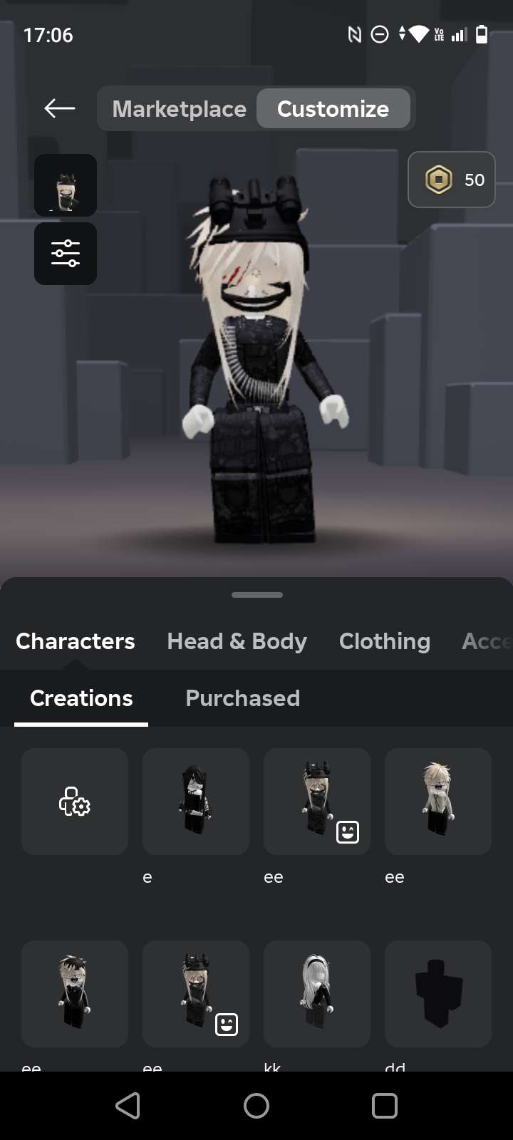 продажа аккаунта к игре Roblox