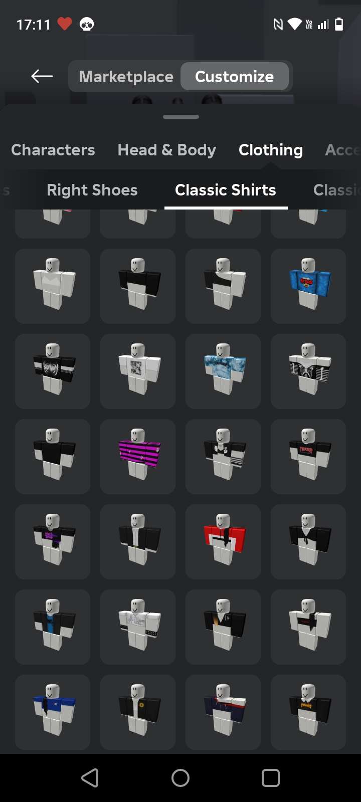 продажа аккаунта к игре Roblox