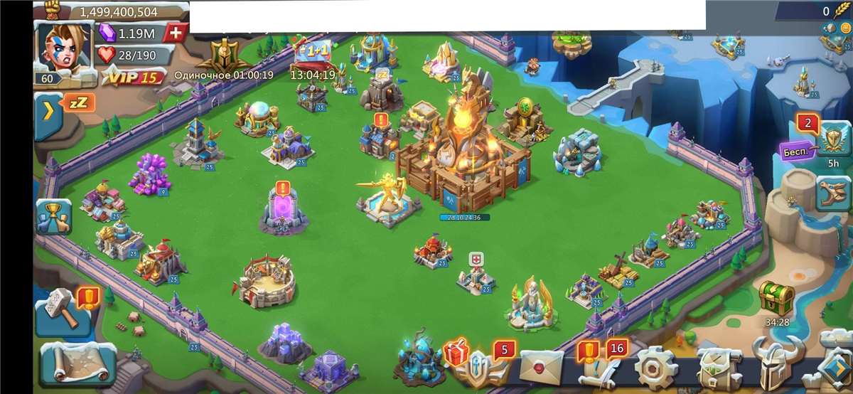 продажа аккаунта к игре Lords Mobile