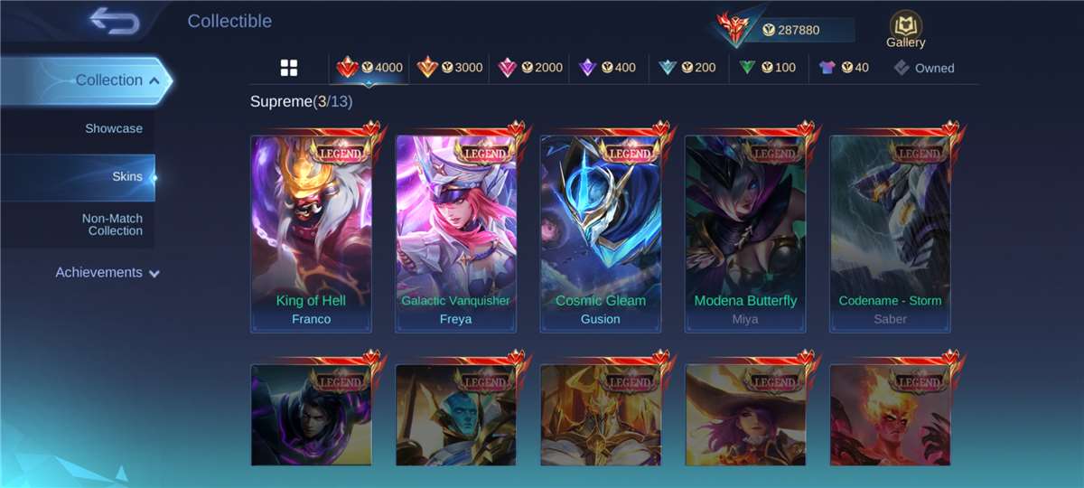 Скриншоты к игре Mobile Legends продажа аккаунта к игре Mobile Legends