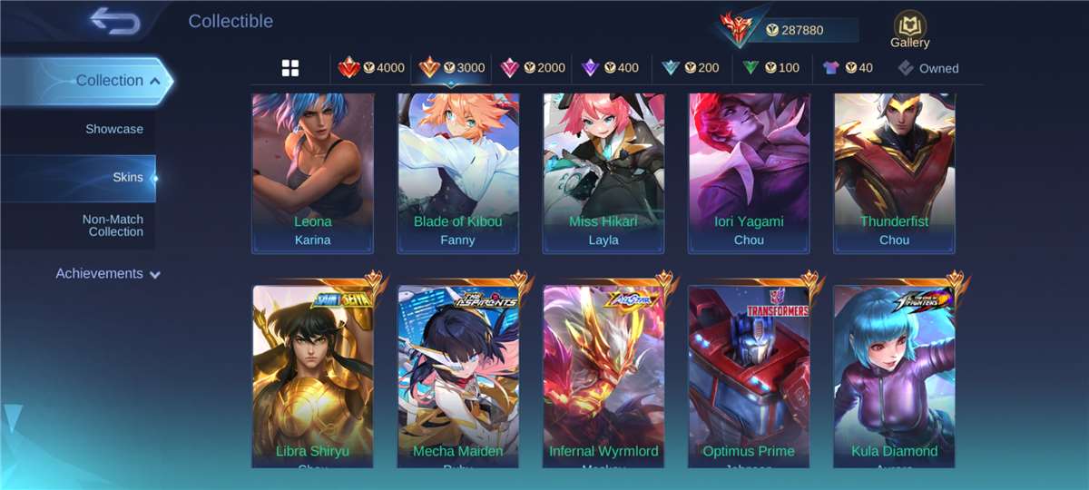 Скриншоты к игре Mobile Legends продажа аккаунта к игре Mobile Legends