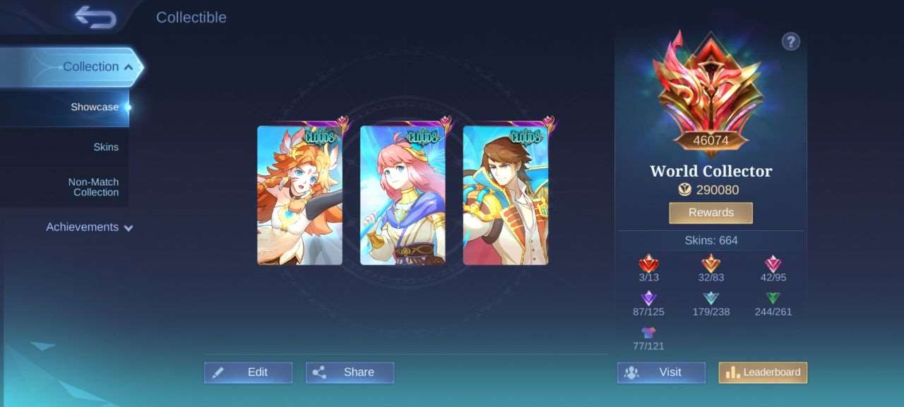 Скриншоты к игре Mobile Legends продажа аккаунта к игре Mobile Legends