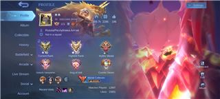 купить аккаунт Mobile Legends