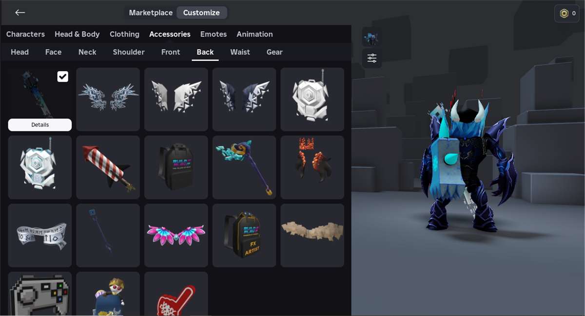 продажа аккаунта к игре Roblox