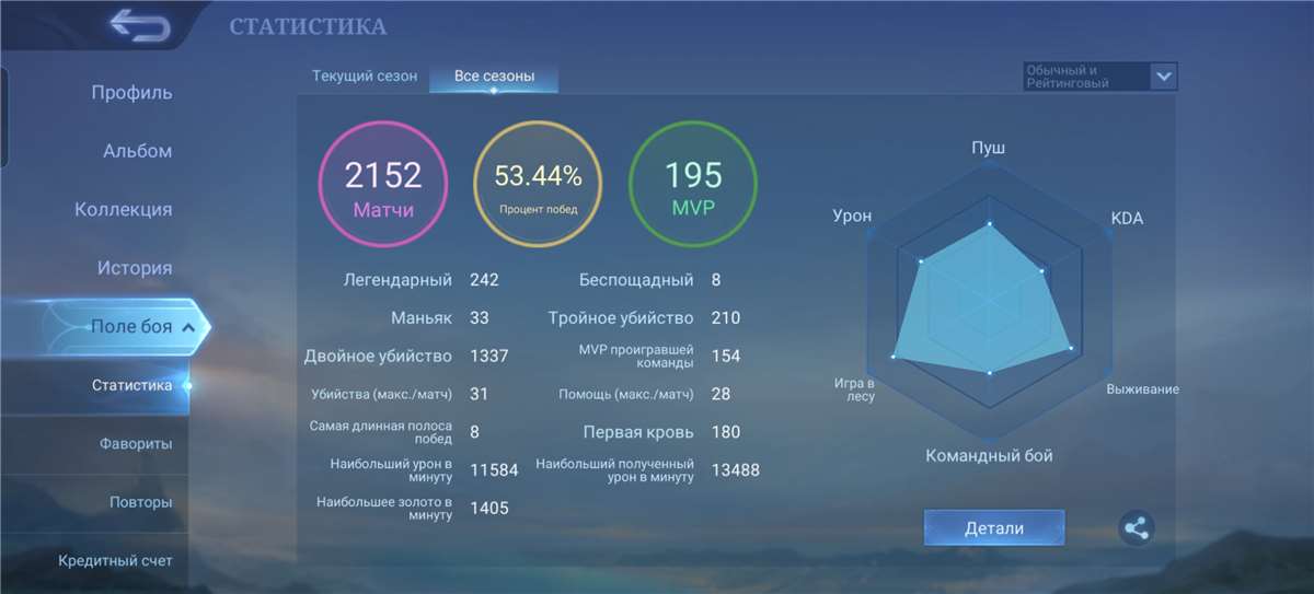 Скриншоты к игре Mobile Legends продажа аккаунта к игре Mobile Legends