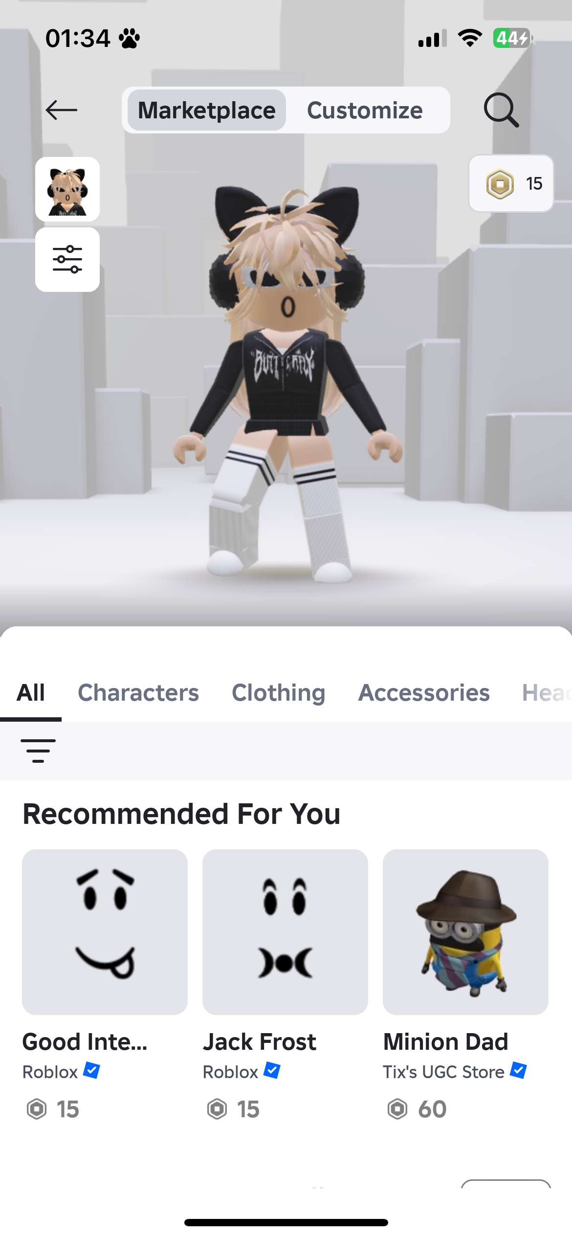 Скриншоты к игре Roblox продажа аккаунта к игре Roblox