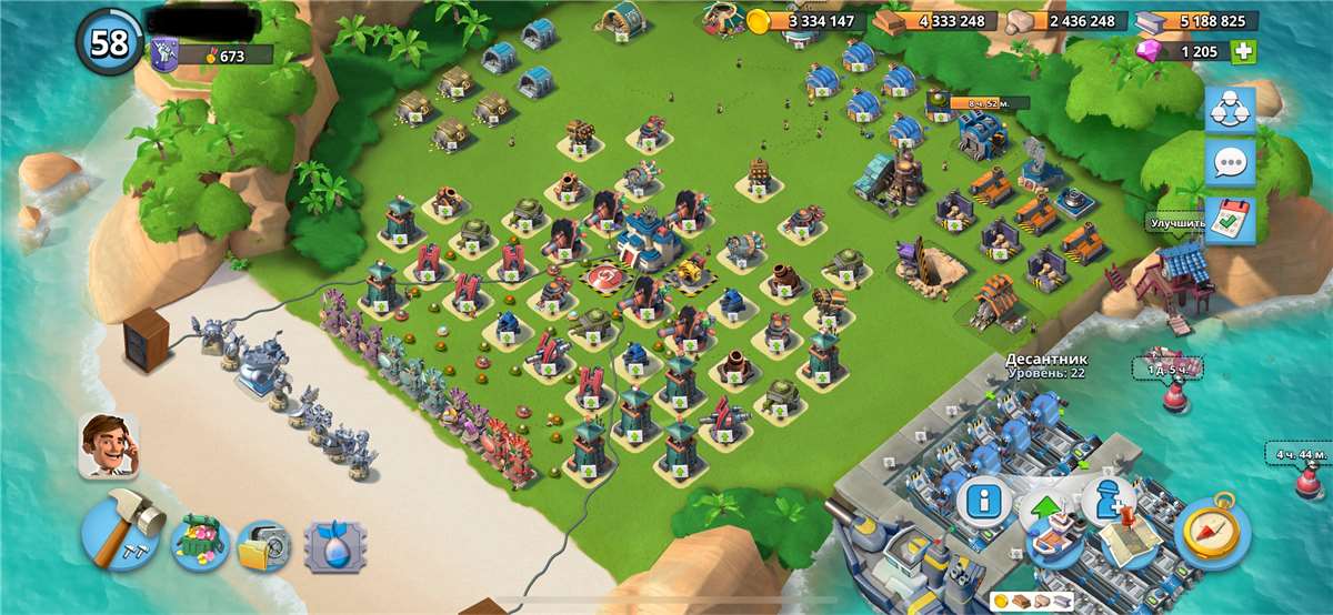 Скриншоты к игре Boom Beach продажа аккаунта к игре Boom Beach