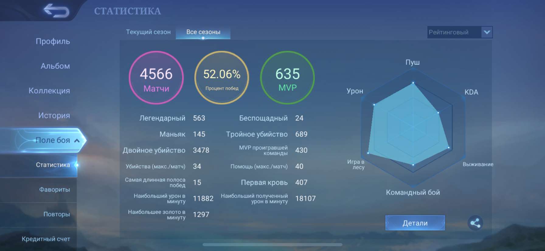 Скриншоты к игре Mobile Legends продажа аккаунта к игре Mobile Legends