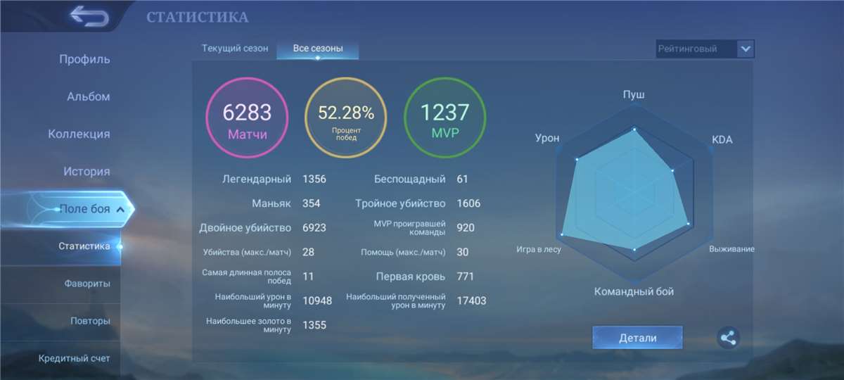 Скриншоты к игре Mobile Legends продажа аккаунта к игре Mobile Legends