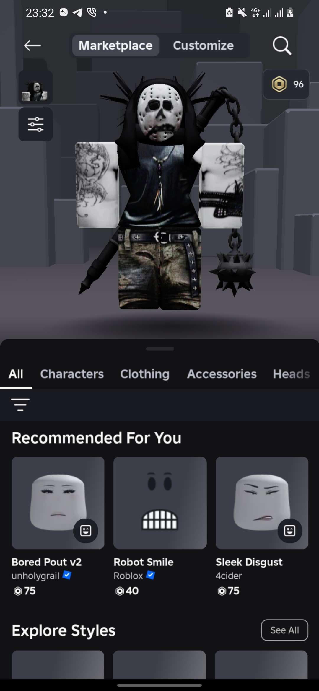 Скриншоты к игре Roblox продажа аккаунта к игре Roblox