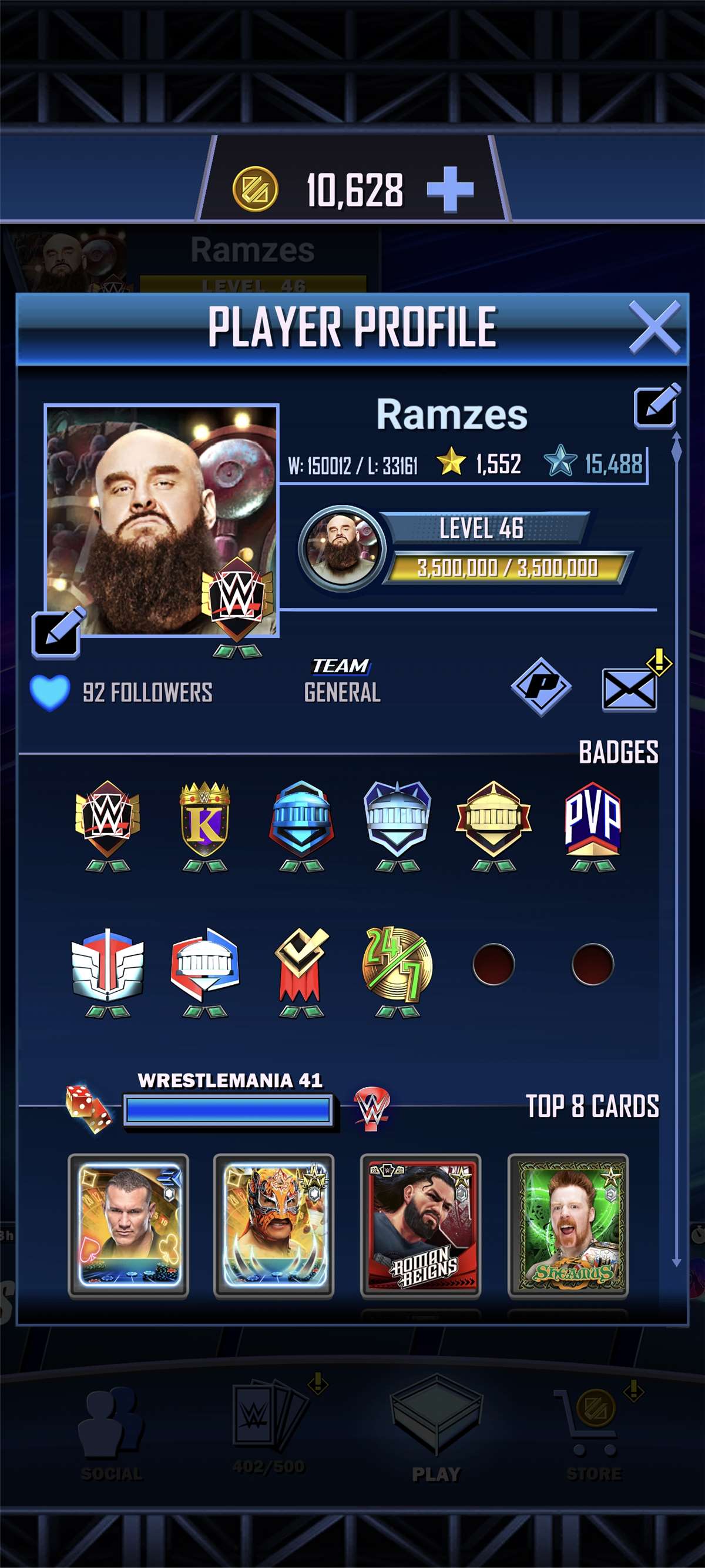 Скриншоты к игре WWE SuperCard продажа аккаунта к игре WWE SuperCard