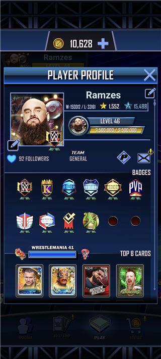 купить аккаунт WWE SuperCard