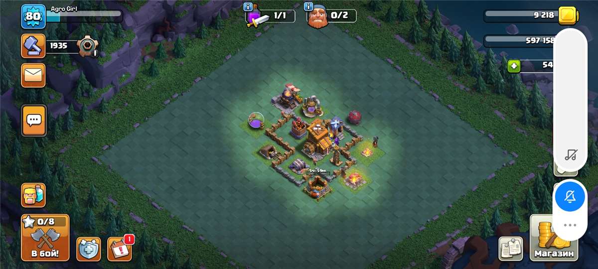продажа аккаунта к игре Clash of Clans