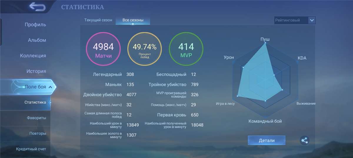 Скриншоты к игре Mobile Legends продажа аккаунта к игре Mobile Legends