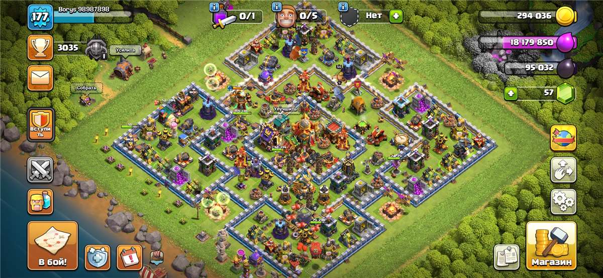 Скриншоты к игре Clash of Clans продажа аккаунта к игре Clash of Clans