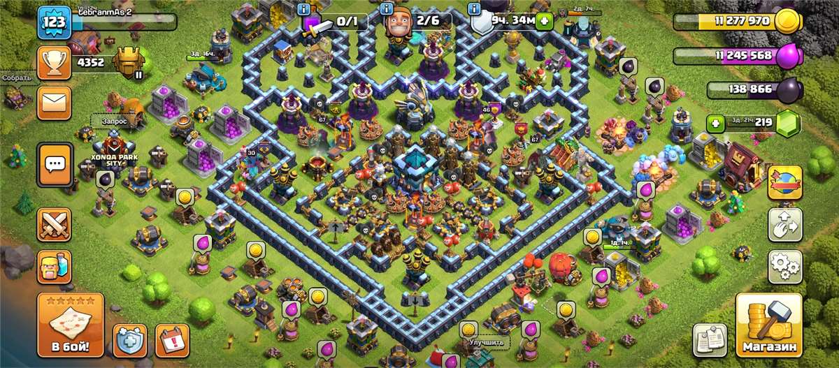 Скриншоты к игре Clash of Clans продажа аккаунта к игре Clash of Clans