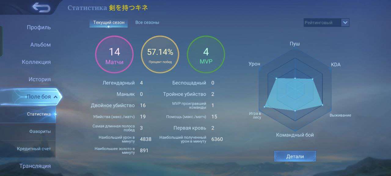 Скриншоты к игре Mobile Legends продажа аккаунта к игре Mobile Legends