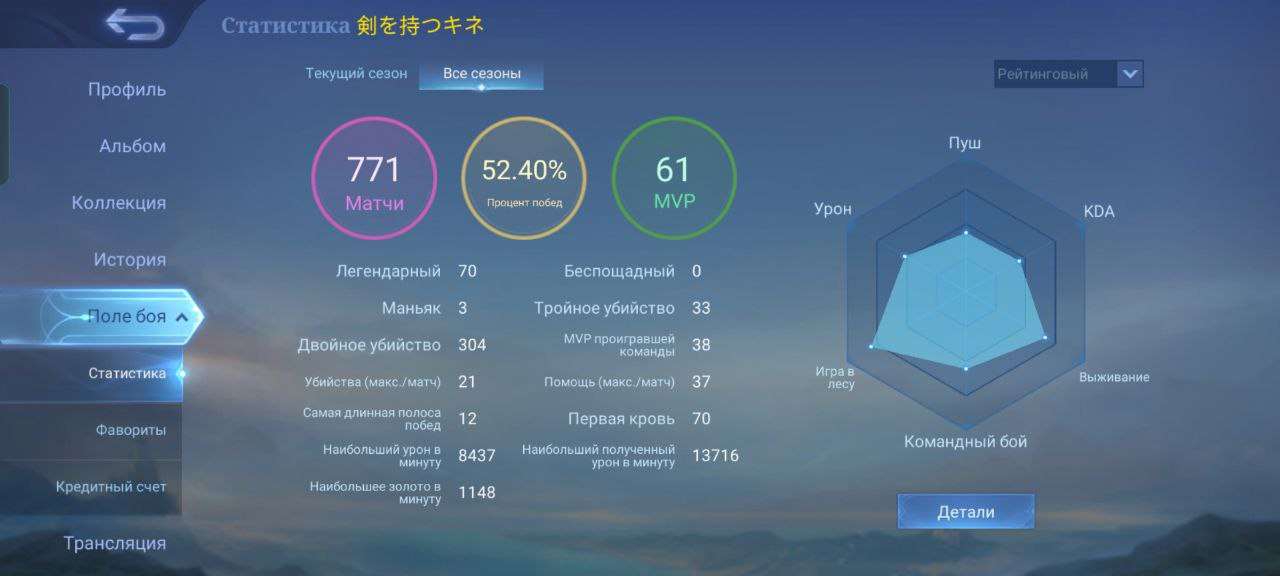 Скриншоты к игре Mobile Legends продажа аккаунта к игре Mobile Legends