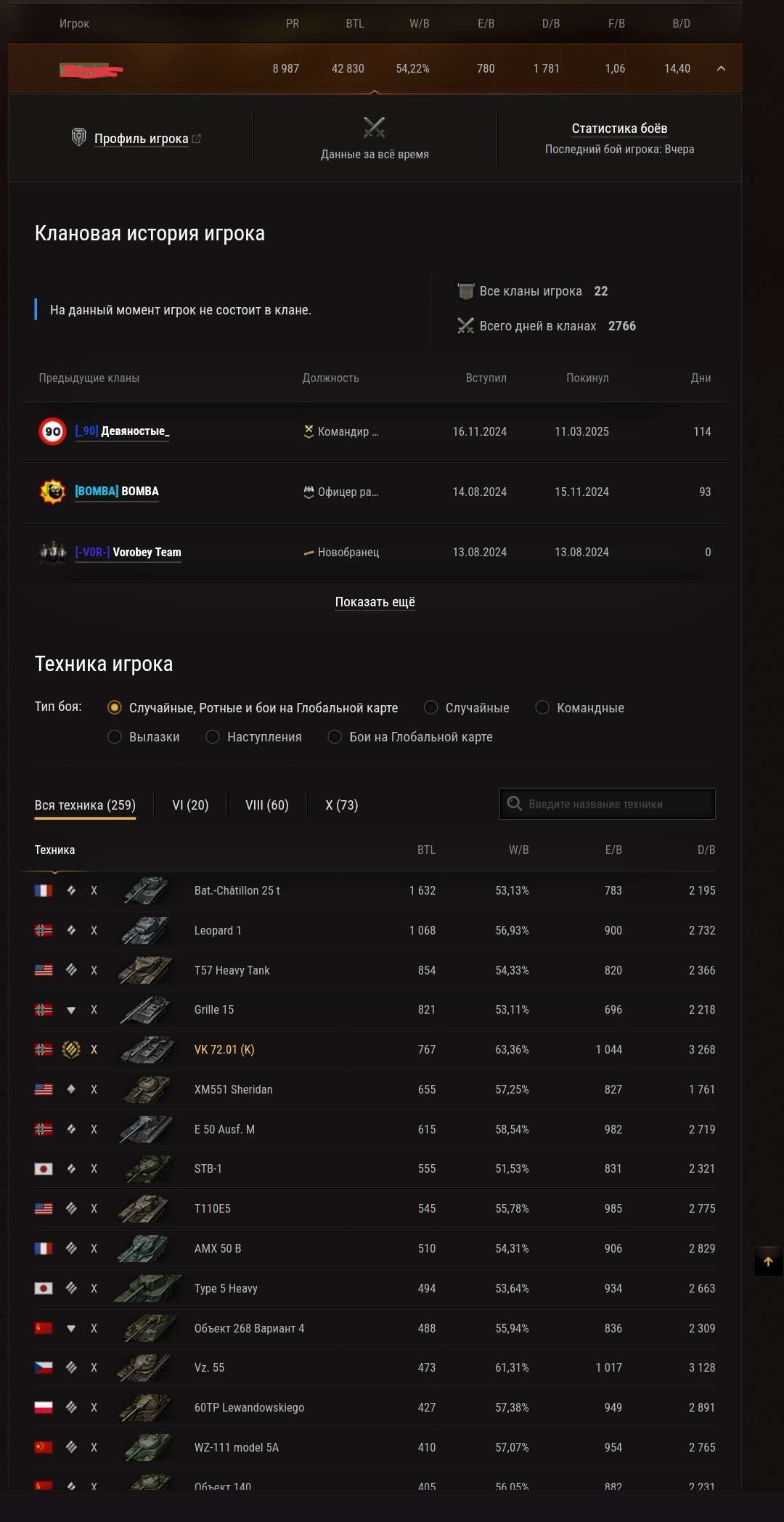 продажа аккаунта к игре Мир Танков, WoT(Lesta, WG)