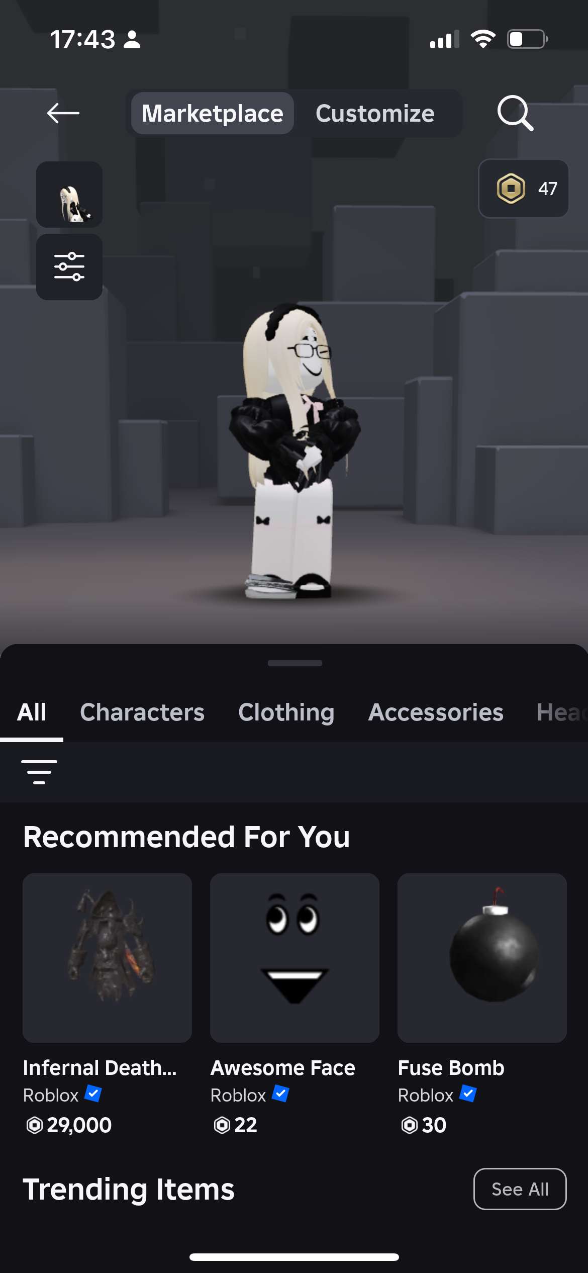 Скриншоты к игре Roblox продажа аккаунта к игре Roblox