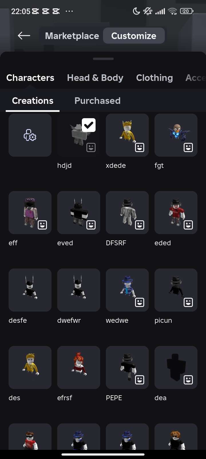 Скриншоты к игре Roblox продажа аккаунта к игре Roblox