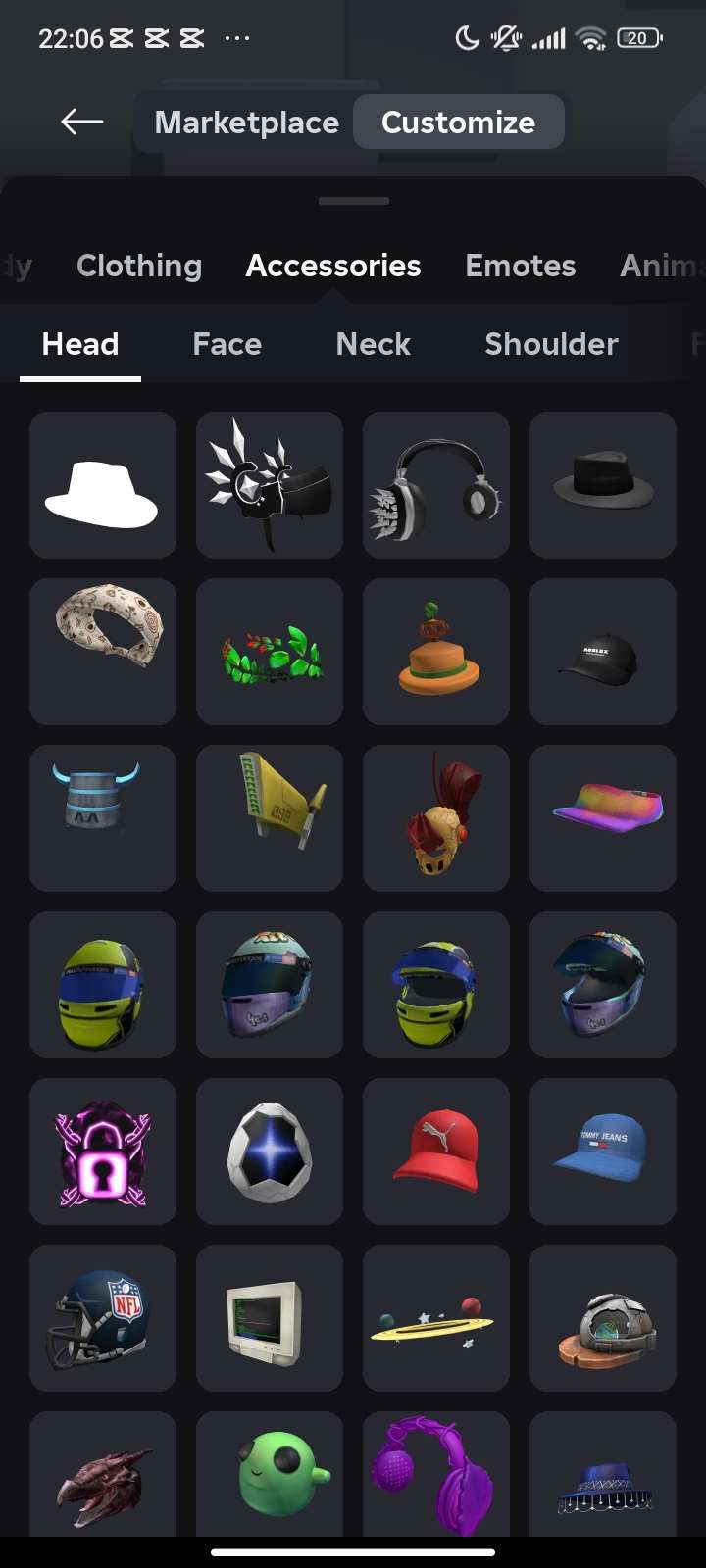 Скриншоты к игре Roblox продажа аккаунта к игре Roblox