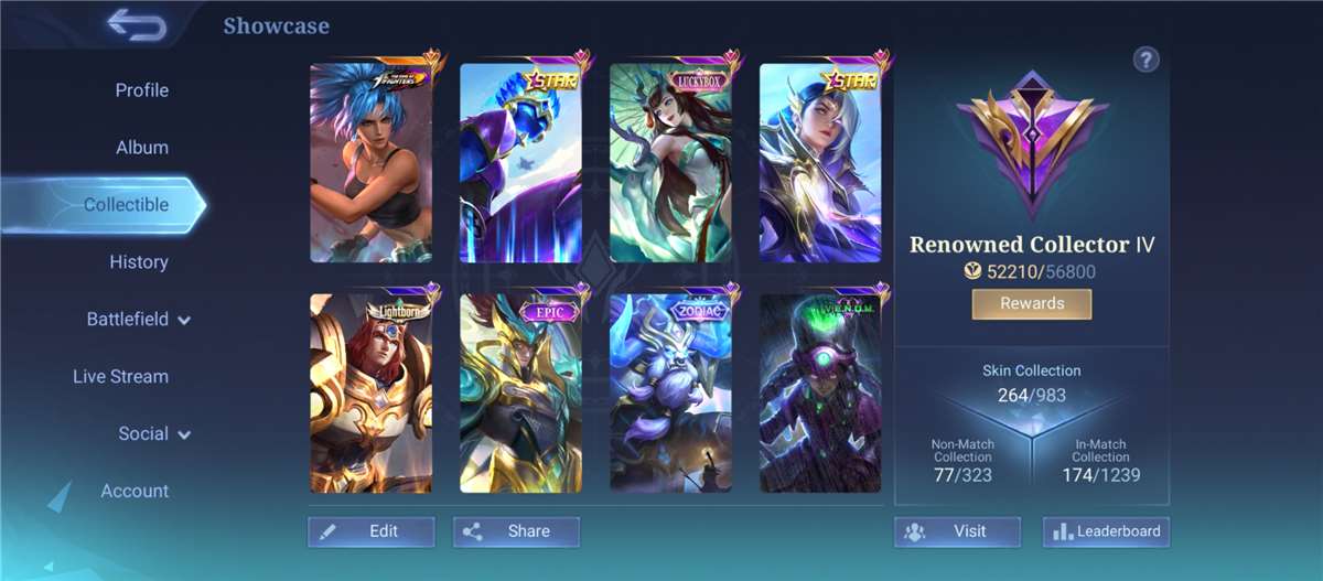 Скриншоты к игре Mobile Legends продажа аккаунта к игре Mobile Legends
