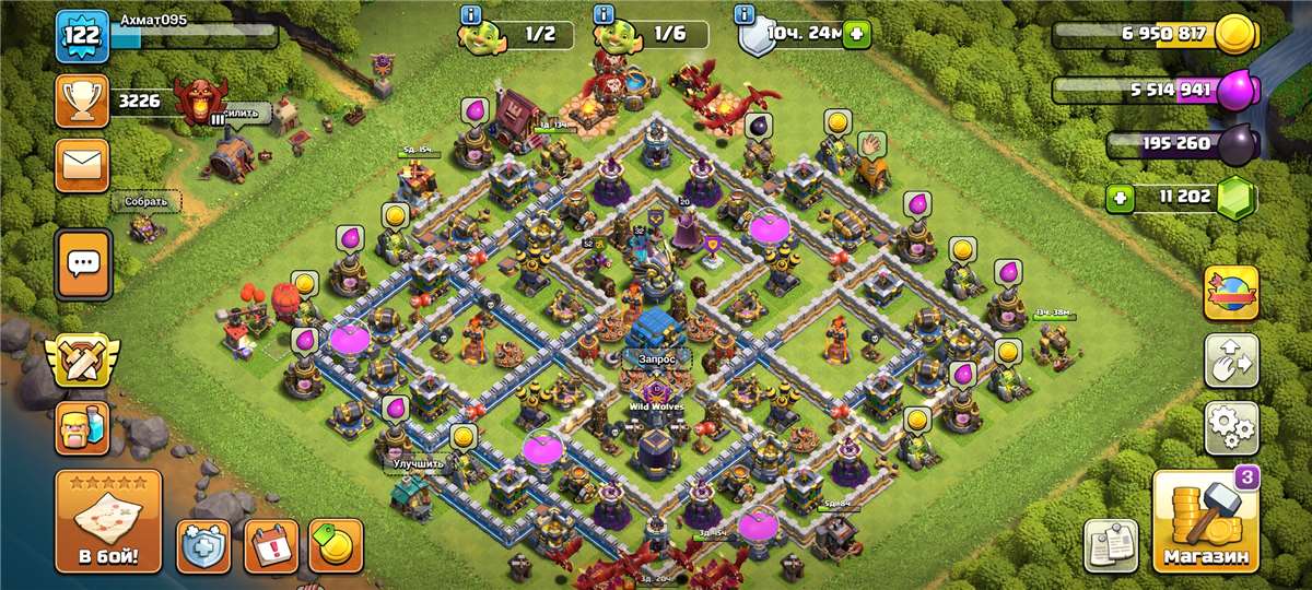 Скриншоты к игре Clash of Clans продажа аккаунта к игре Clash of Clans
