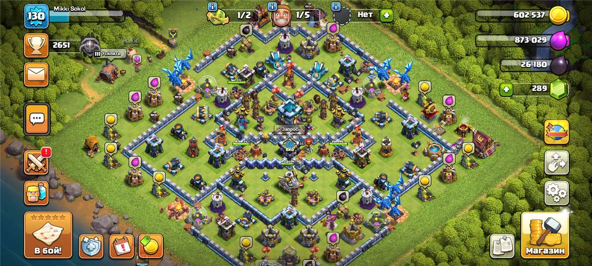 Скриншоты к игре Clash of Clans продажа аккаунта к игре Clash of Clans