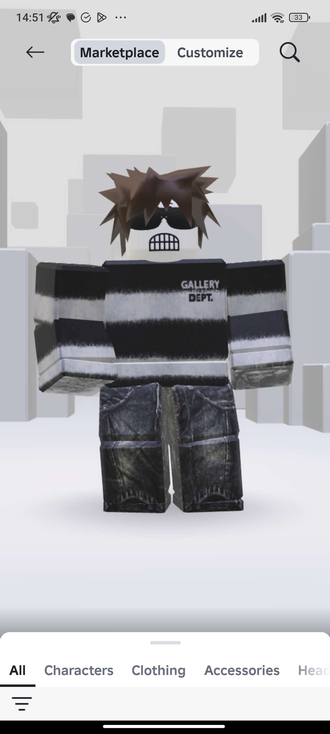 продажа аккаунта к игре Roblox
