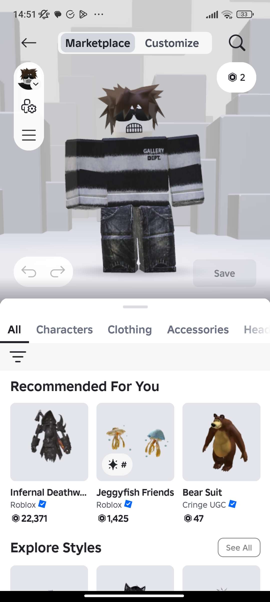 продажа аккаунта к игре Roblox
