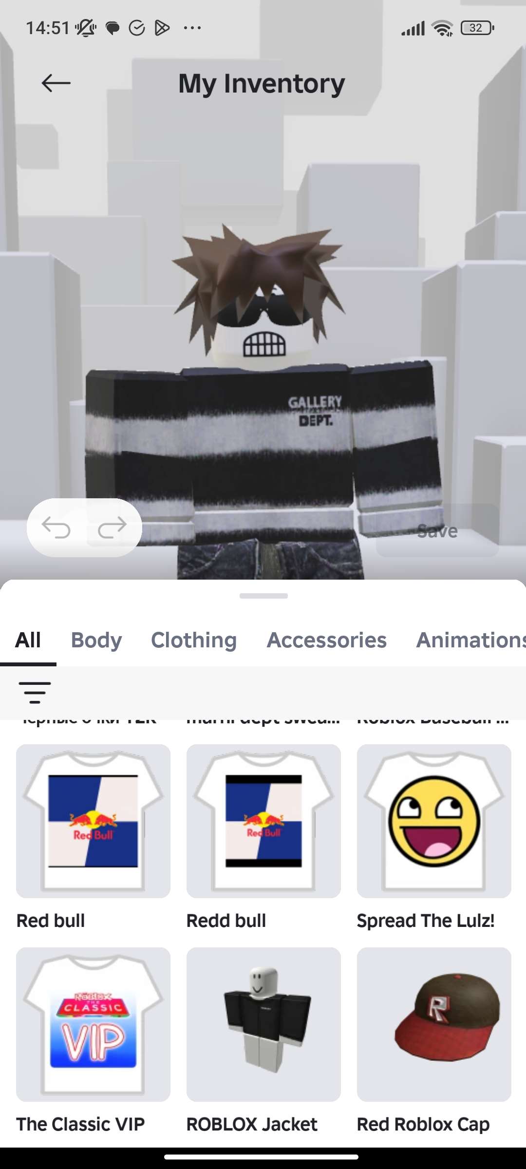 продажа аккаунта к игре Roblox