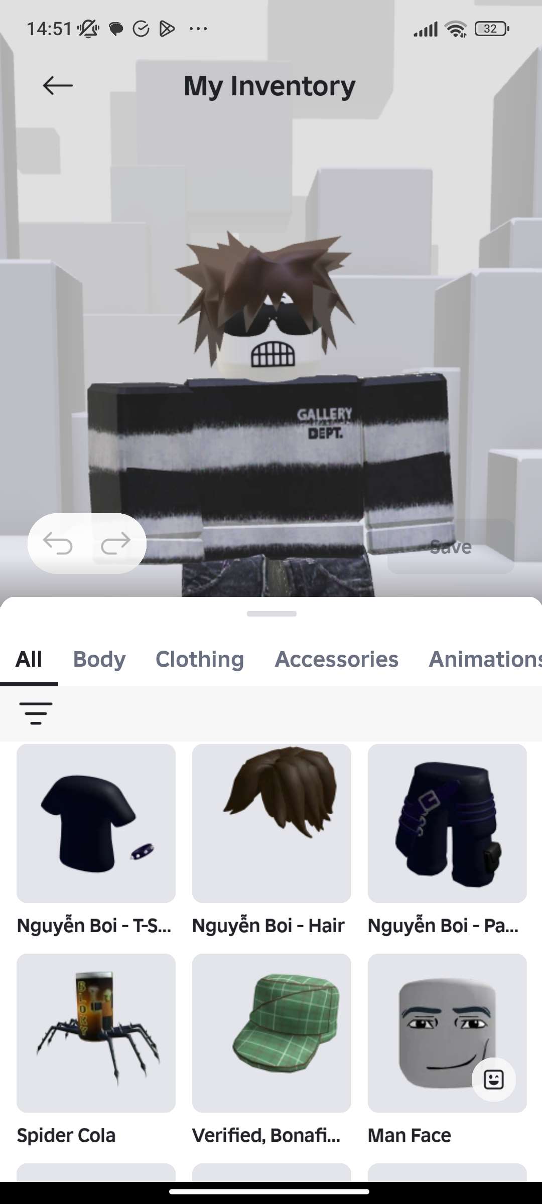 продажа аккаунта к игре Roblox