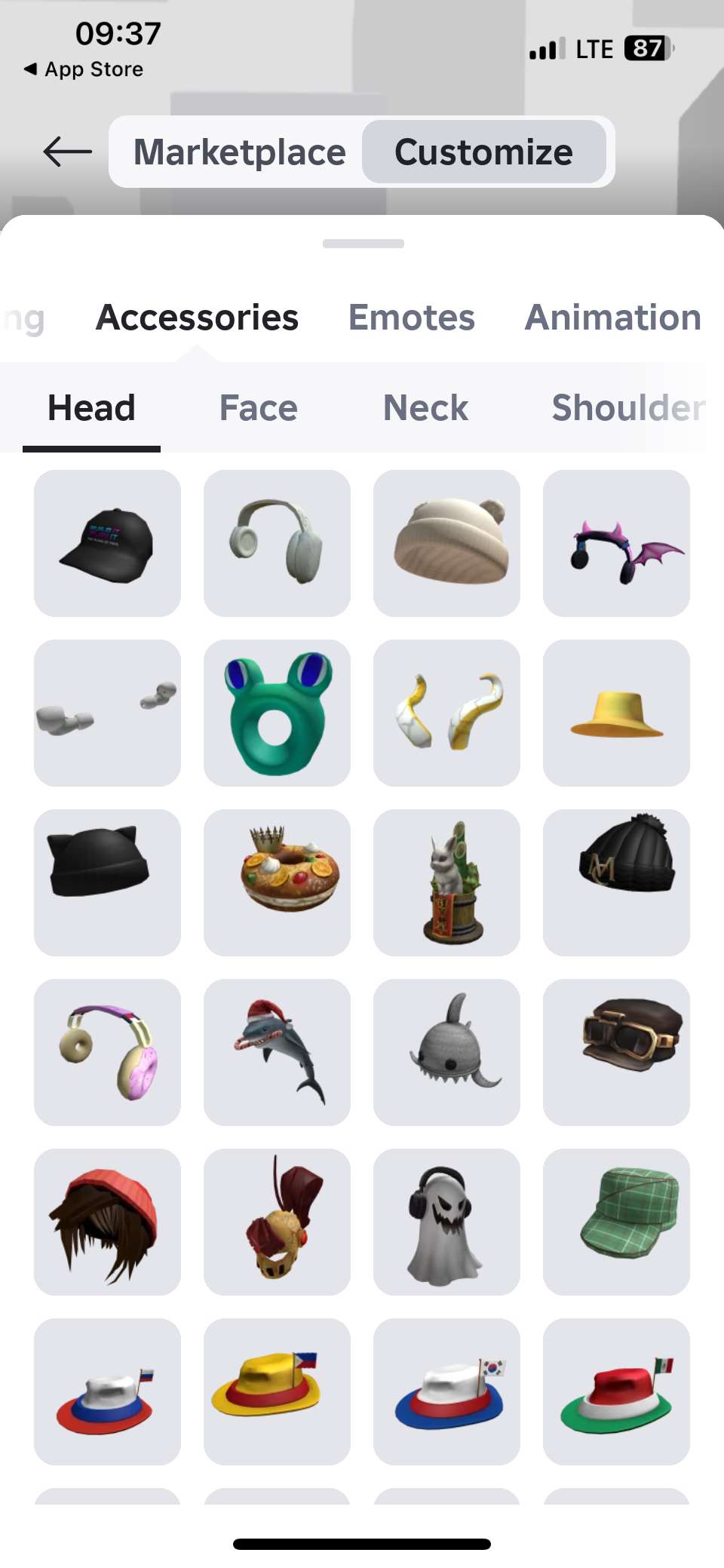 Скриншоты к игре Roblox продажа аккаунта к игре Roblox