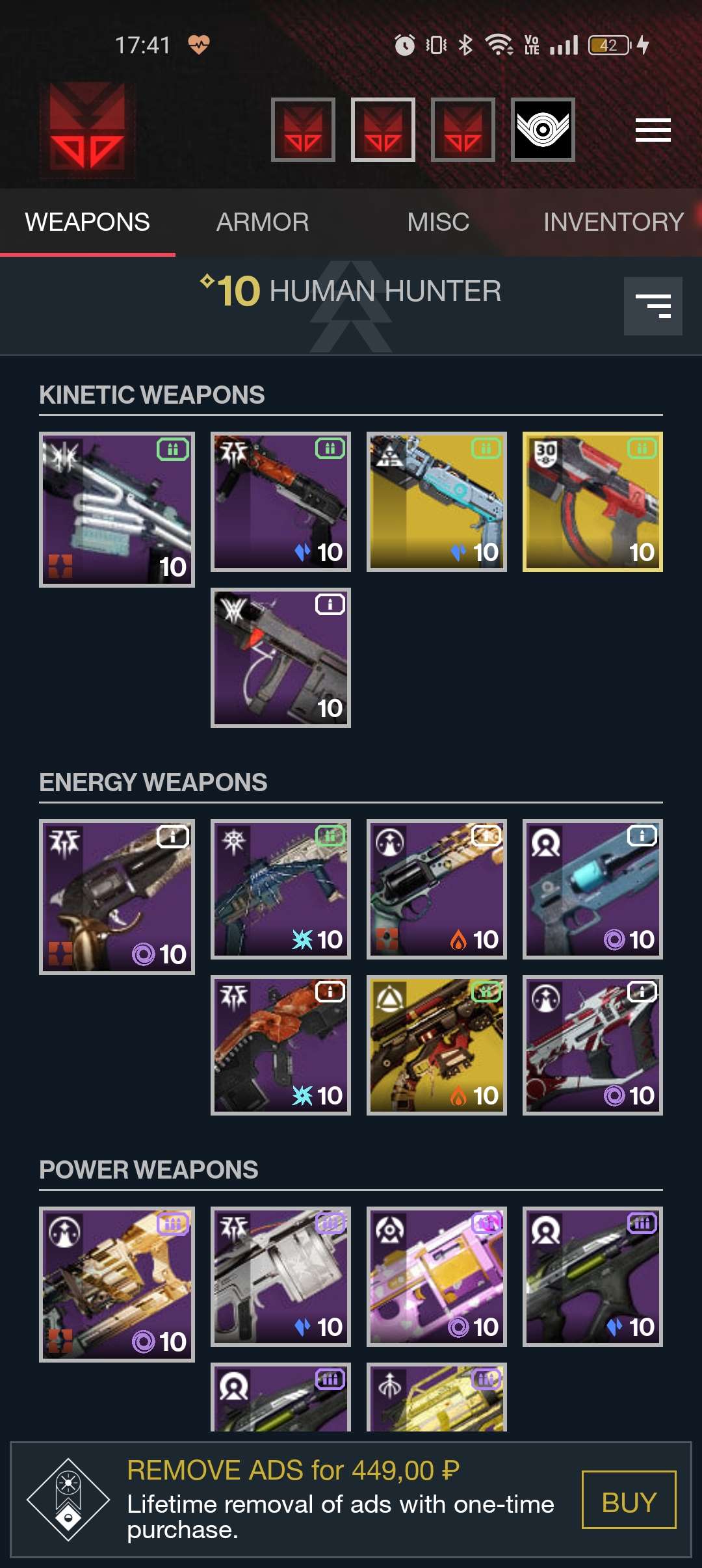 продажа аккаунта к игре Destiny 2