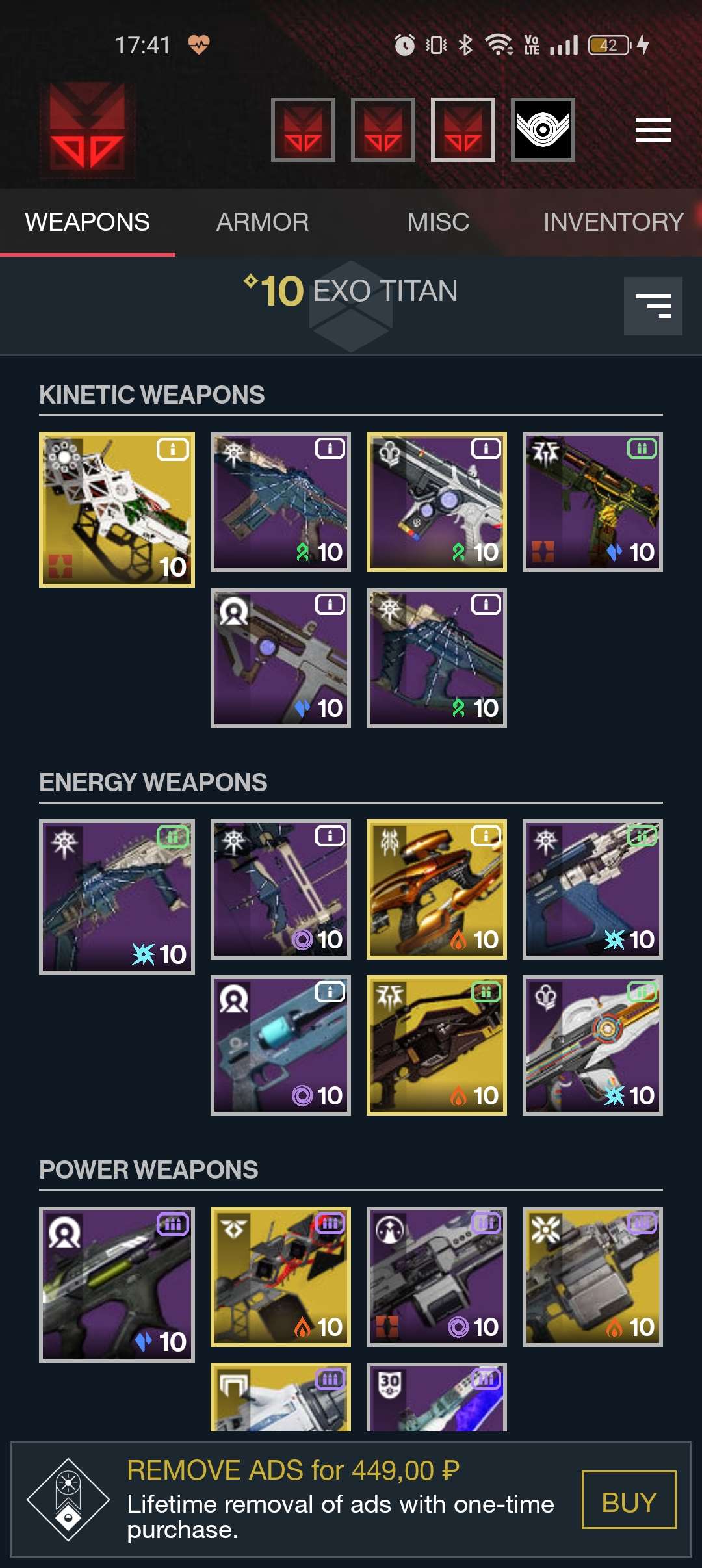 продажа аккаунта к игре Destiny 2