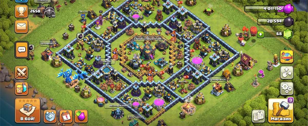 Скриншоты к игре Clash of Clans продажа аккаунта к игре Clash of Clans