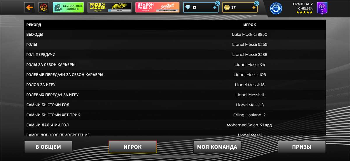 продажа аккаунта к игре Dream league soccer 2024
