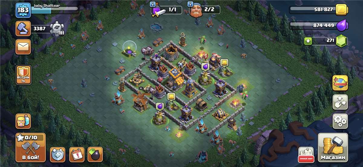Скриншоты к игре Clash of Clans продажа аккаунта к игре Clash of Clans