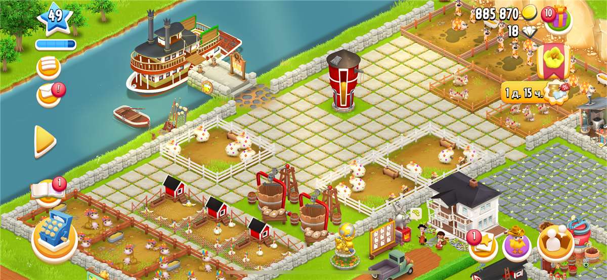 продажа аккаунта к игре Hay Day