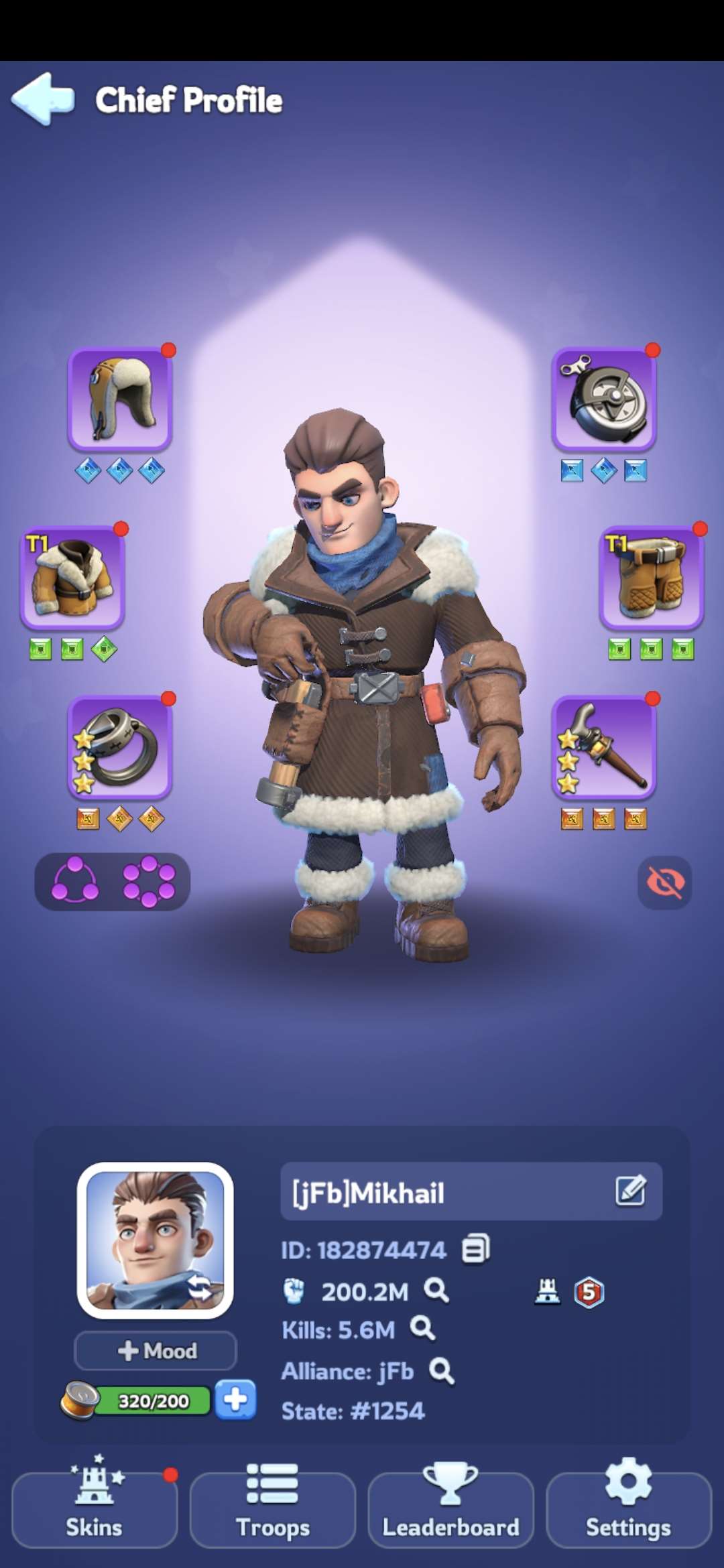 продажа аккаунта к игре Whiteout Survival