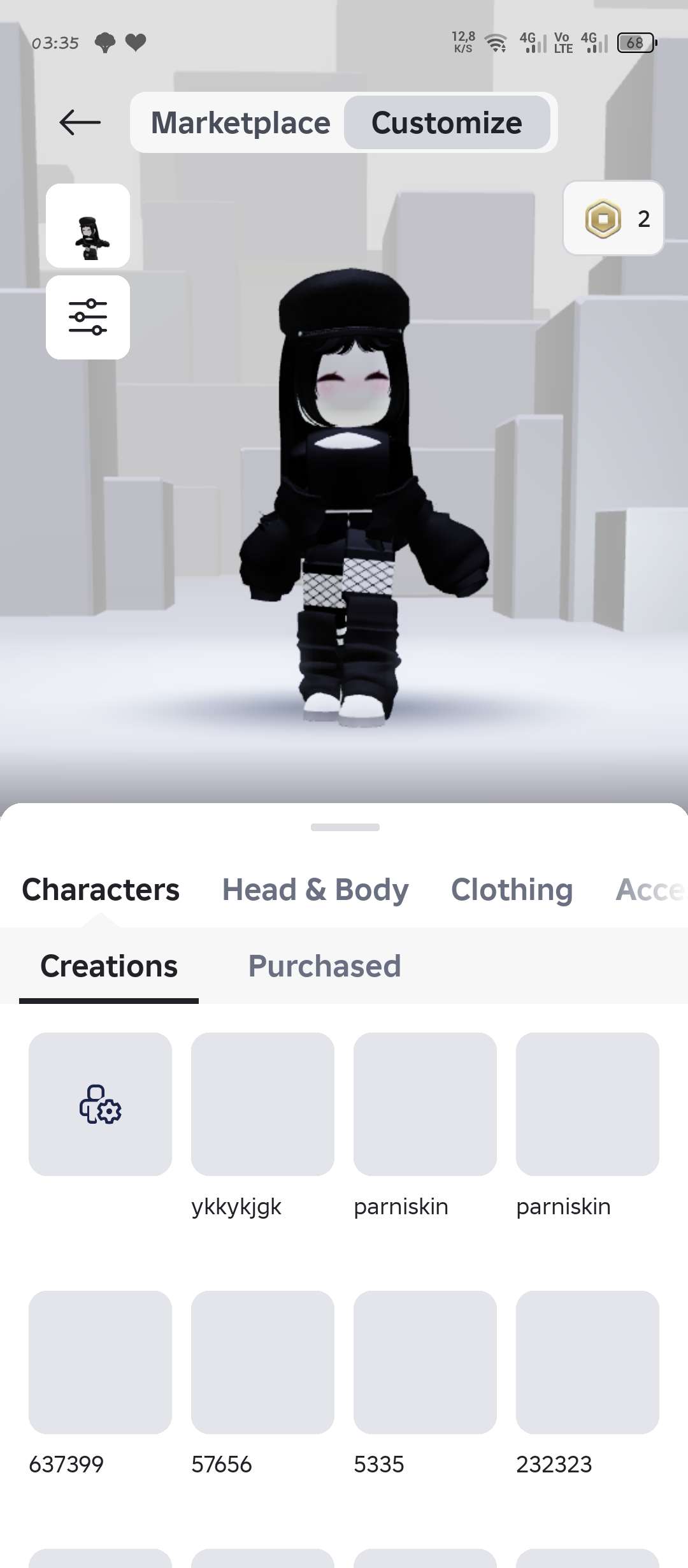 Скриншоты к игре Roblox продажа аккаунта к игре Roblox