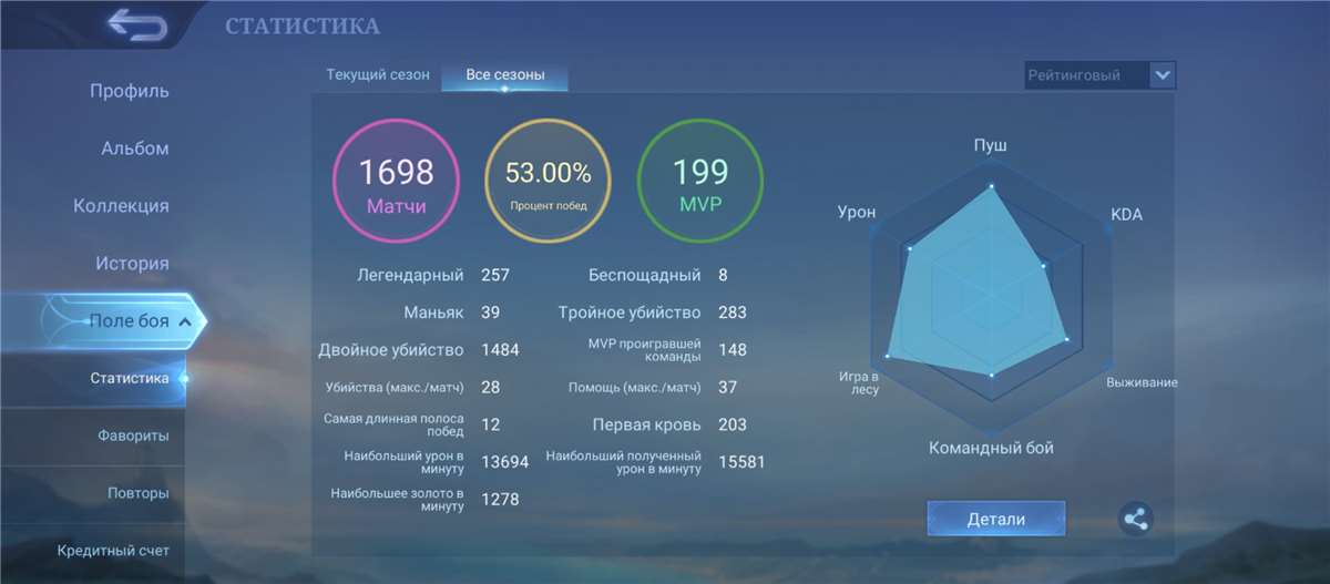 Скриншоты к игре Mobile Legends продажа аккаунта к игре Mobile Legends